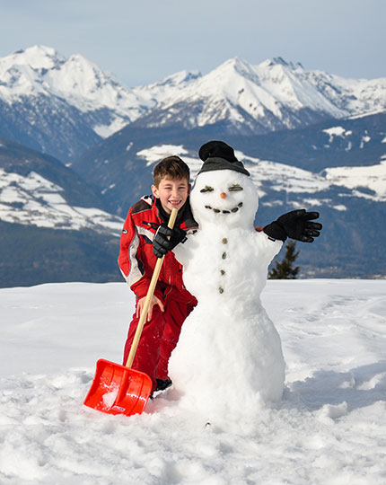 vacanza-invernale-alla-fattoria-pupazzo di neve